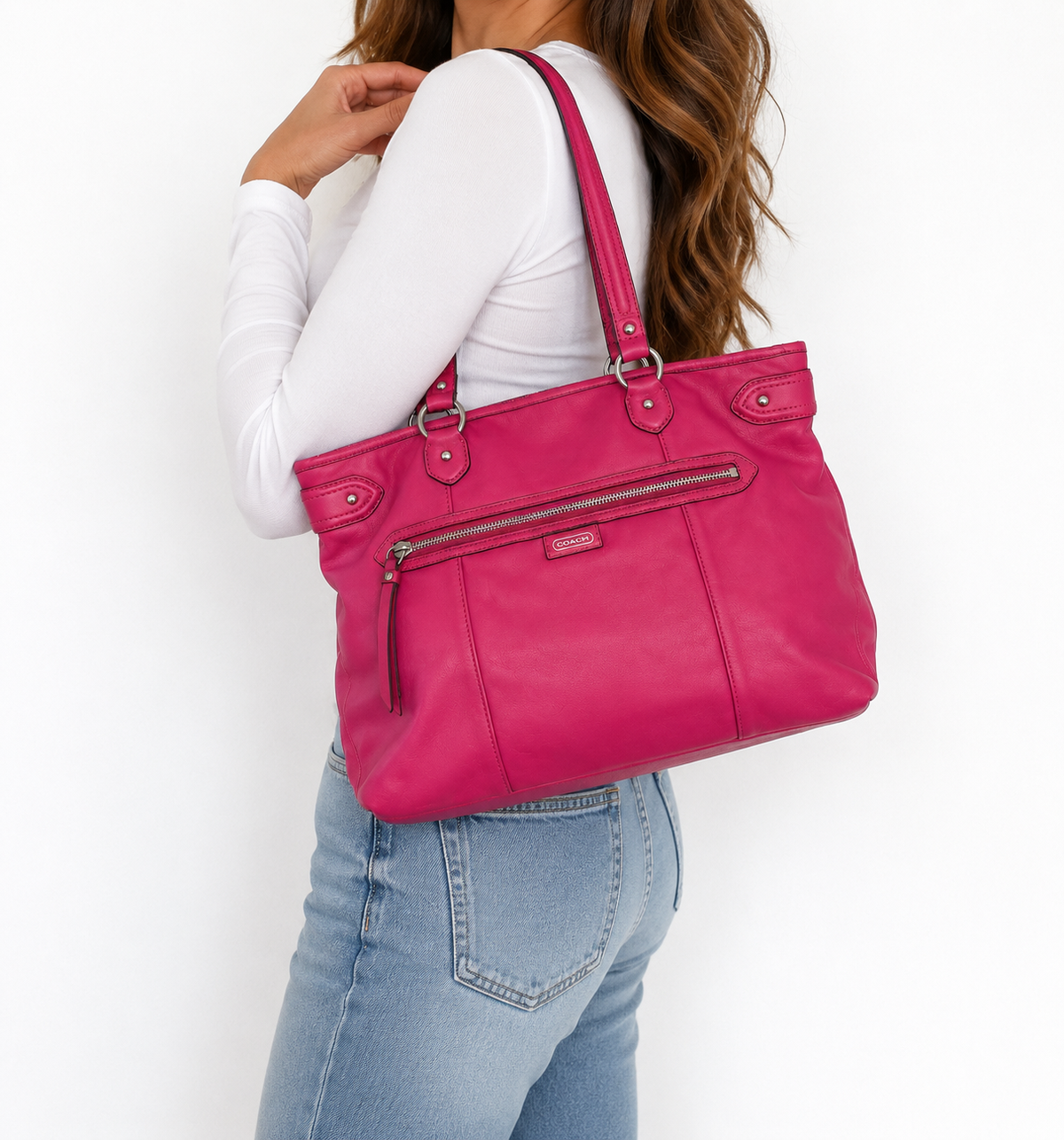 Coach Daisy Leather Emma tote
