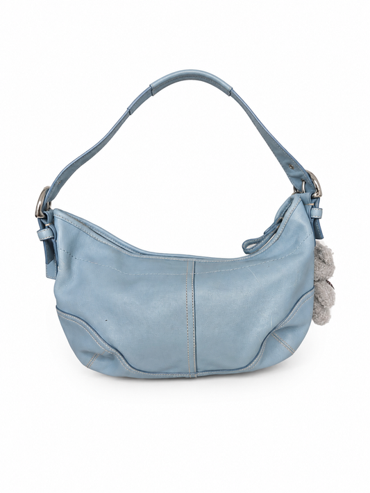 Coach Soho Pleated Leather Demi Hobo Bag