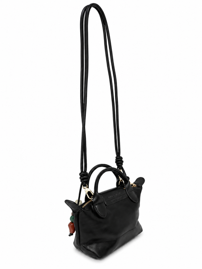 Longchamp Le Pliage Xtra XA Hangbag - Black Leather