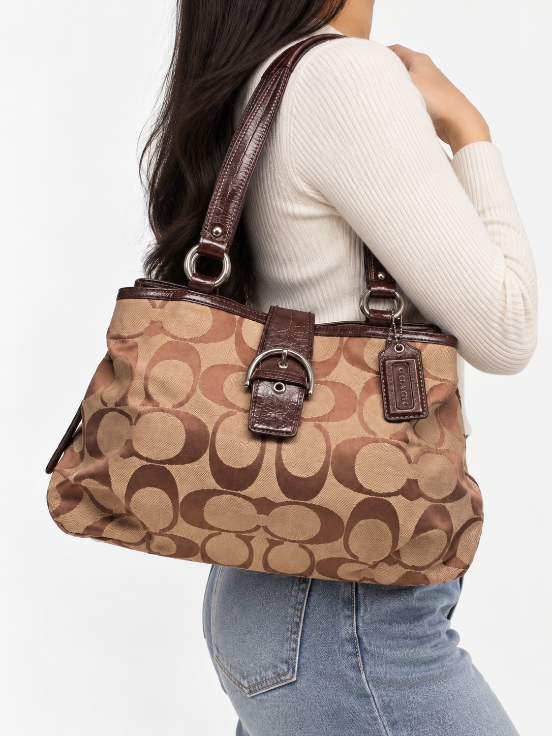 Coach Soho Signature Tote Bag