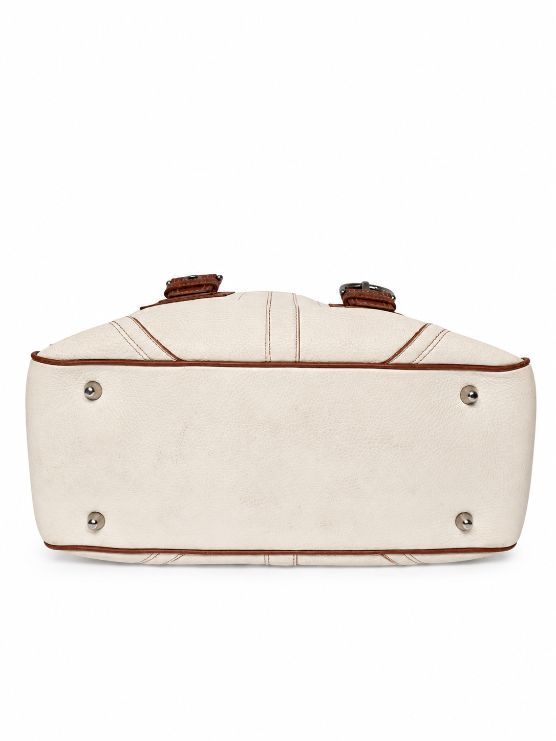 Coach Hampton Braided Leather Satchel