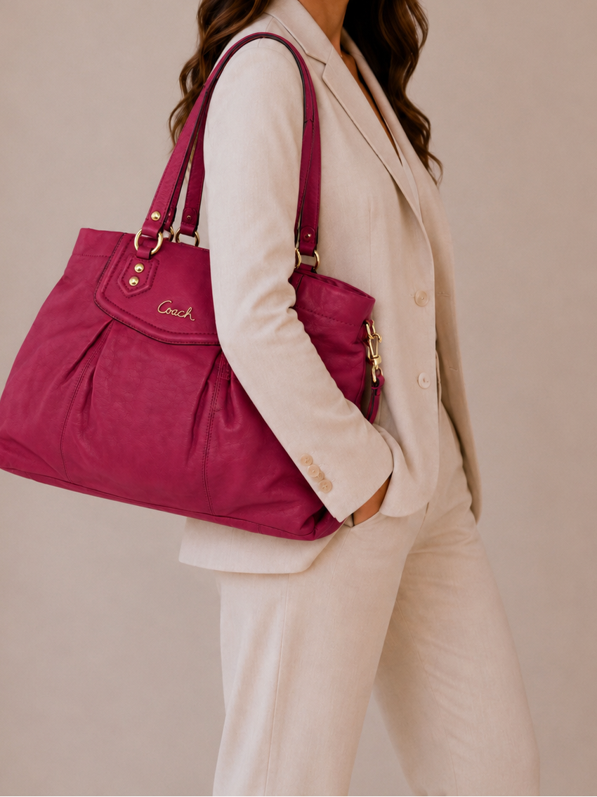 Coach Ashley Leather Carryall