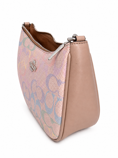 Coach Teri Shoulder Bag in Rainbow Signature Canvas