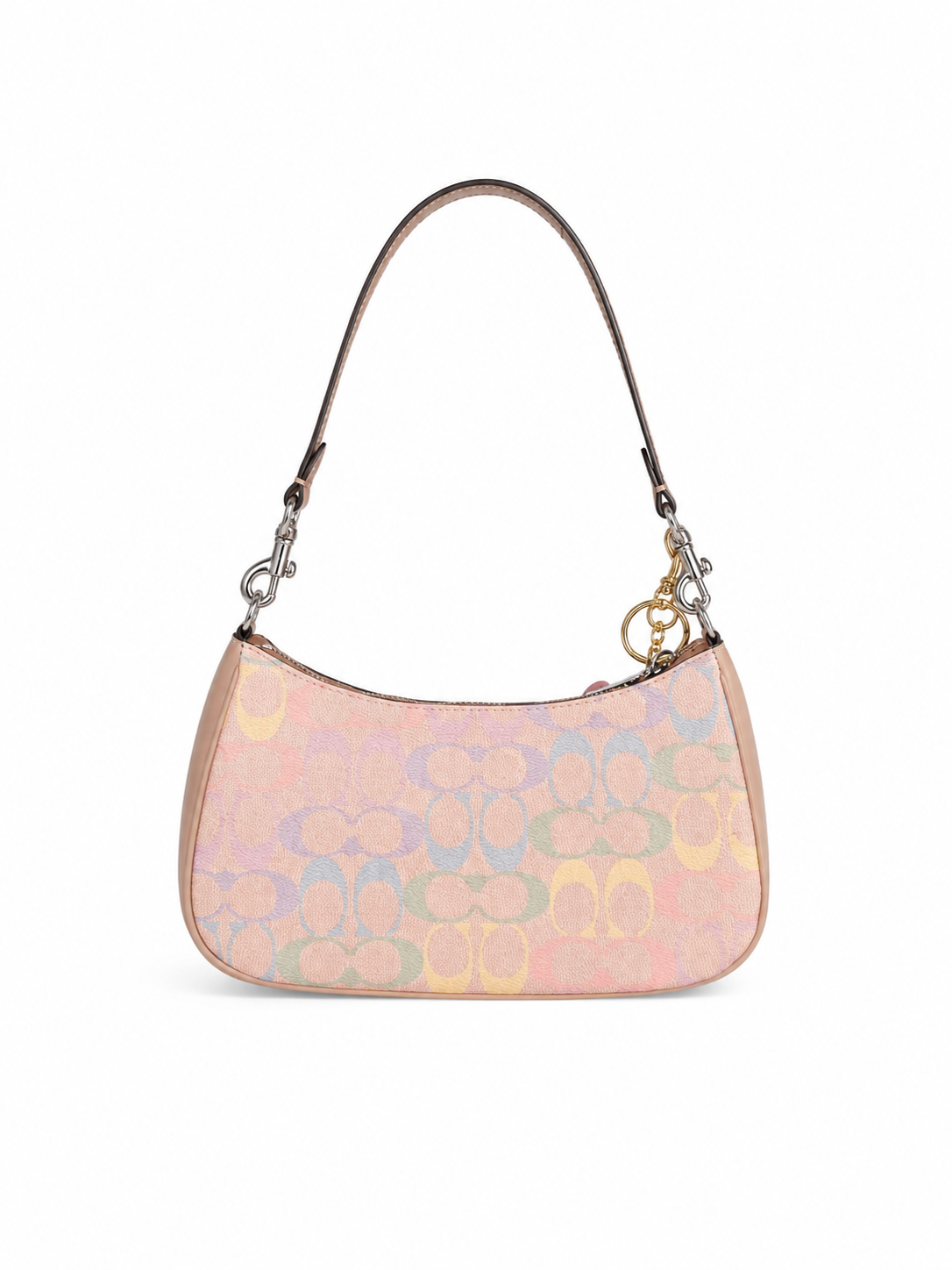 Coach Teri Shoulder Bag in Rainbow Signature Canvas