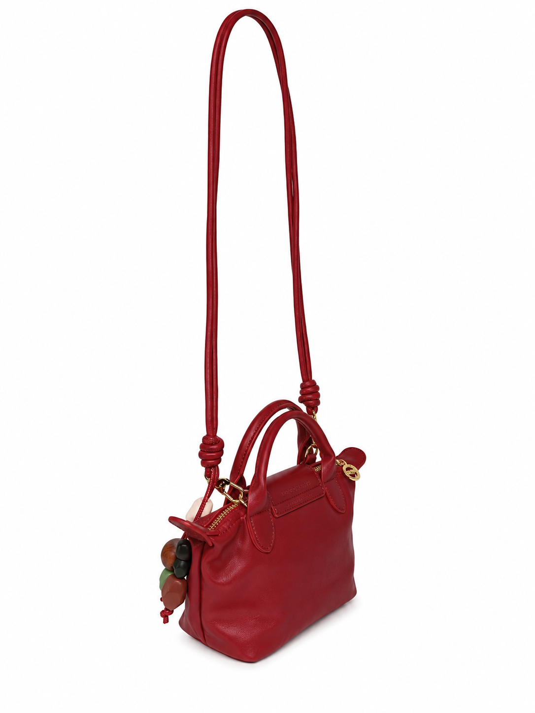 Longchamp Le Pliage Xtra XS Handbag - Burgundy Red