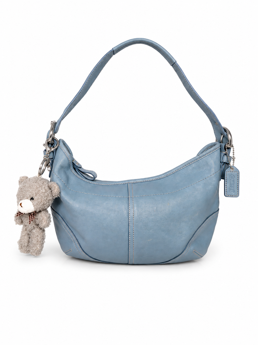 Coach Soho Pleated Leather Demi Hobo Bag