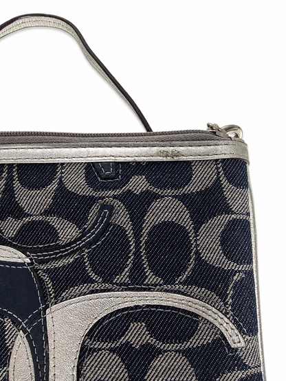 Coach Signature Patchwork Wristlet/Clutch Bag