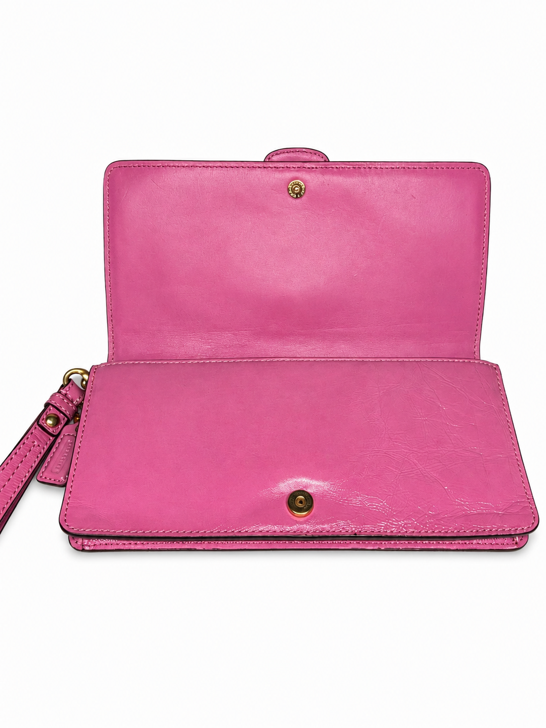Coach Soho Leather Buckle Slim Envelope Wallet/Wristlet