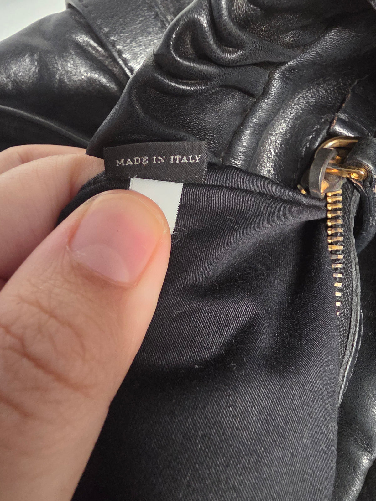 Miu Miu Vitello Lux Gathered Satchel bag