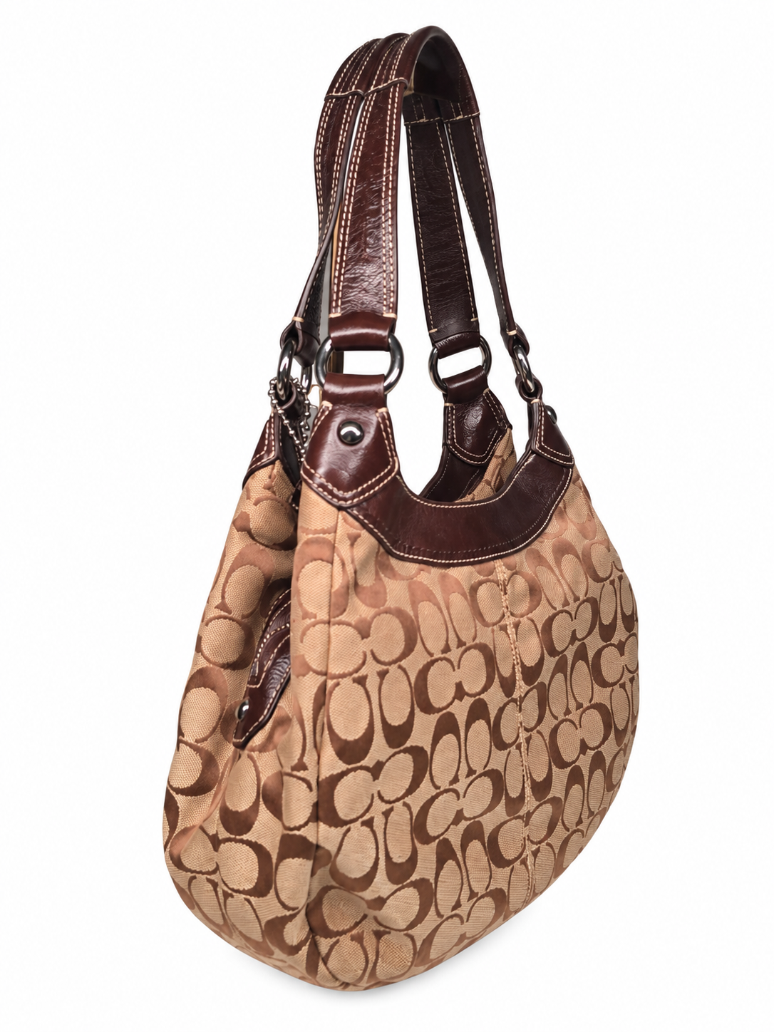 Coach Soho Lynn Signature Hobo Shoulder Bag