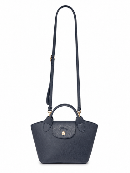 Longchamp Épure XS Textured Bag - Navy Blue