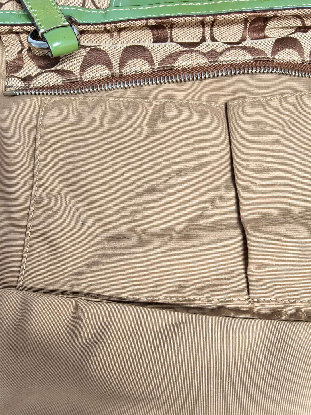 Coach Signature Pleated Gallery Tote bag