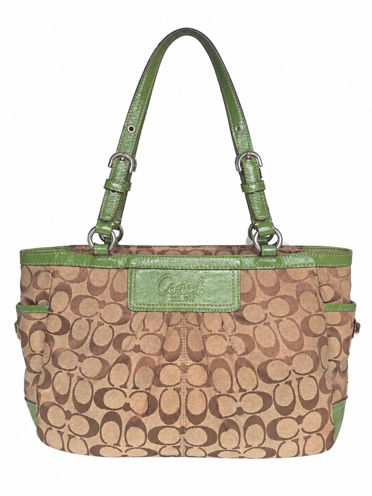 Coach Signature Pleated Gallery Tote bag
