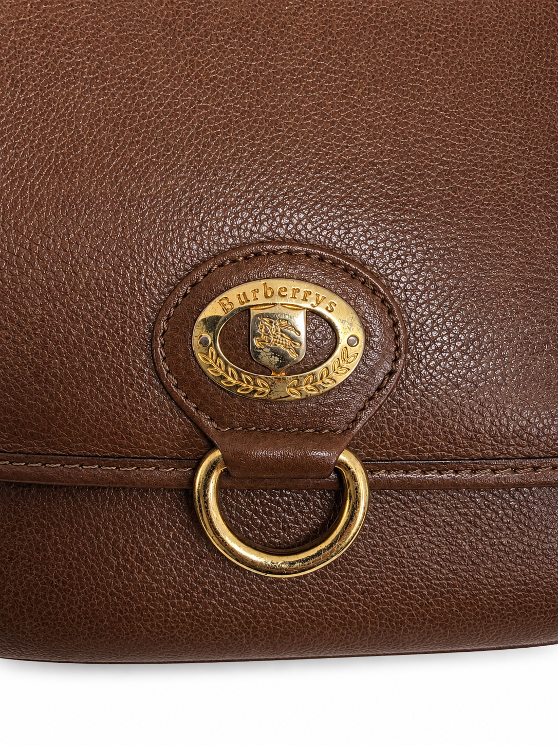 Vintage Burberrys of London crossbody saddle bag