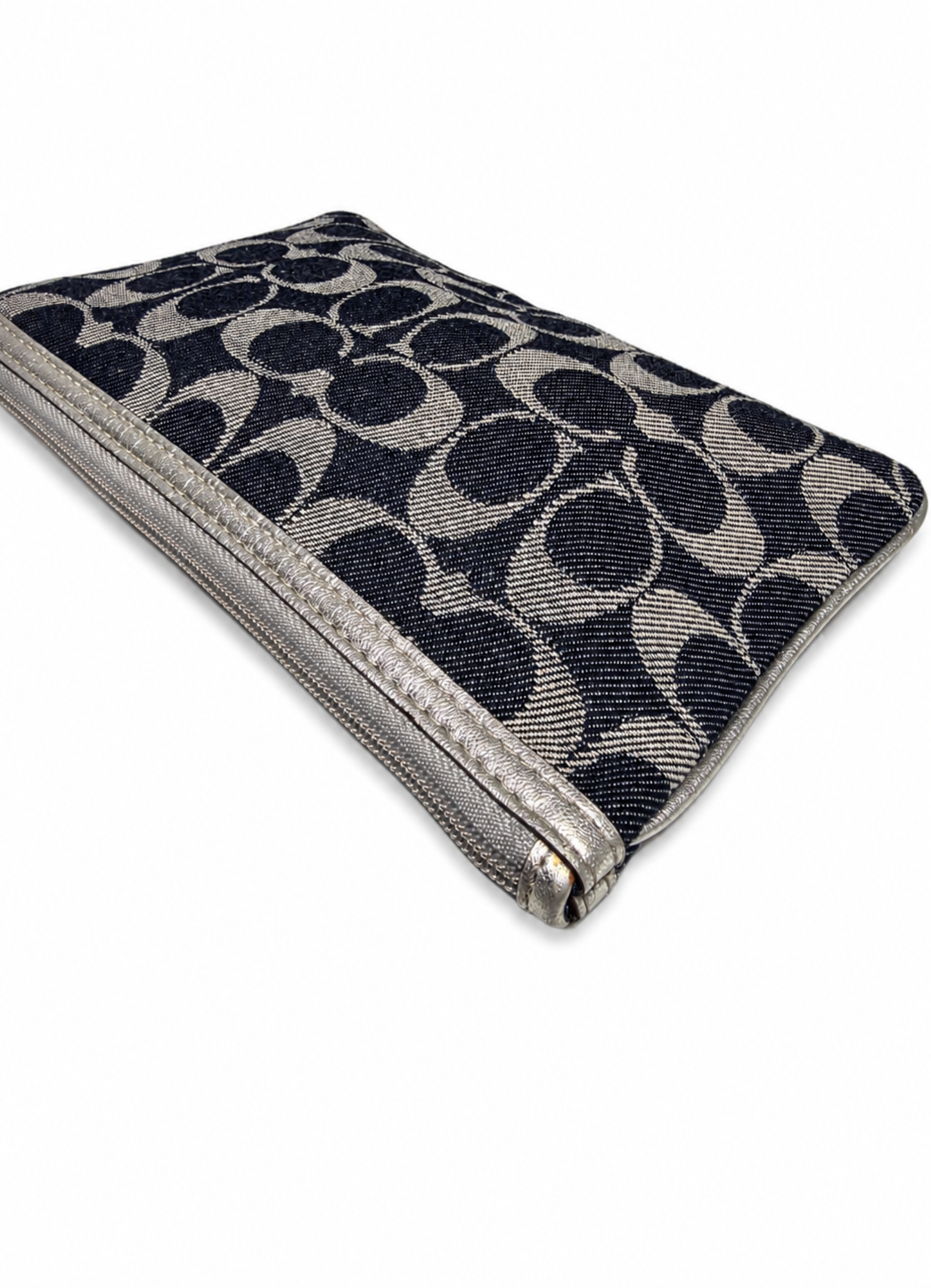 Coach Signature Patchwork Wristlet/Clutch Bag