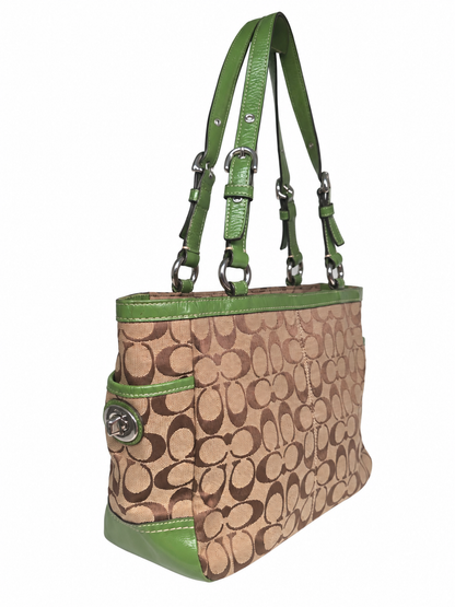 Coach Signature Pleated Gallery Tote bag