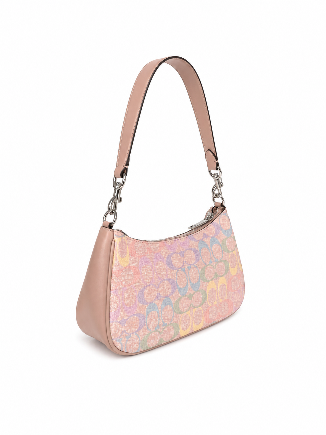 Coach Teri Shoulder Bag in Rainbow Signature Canvas