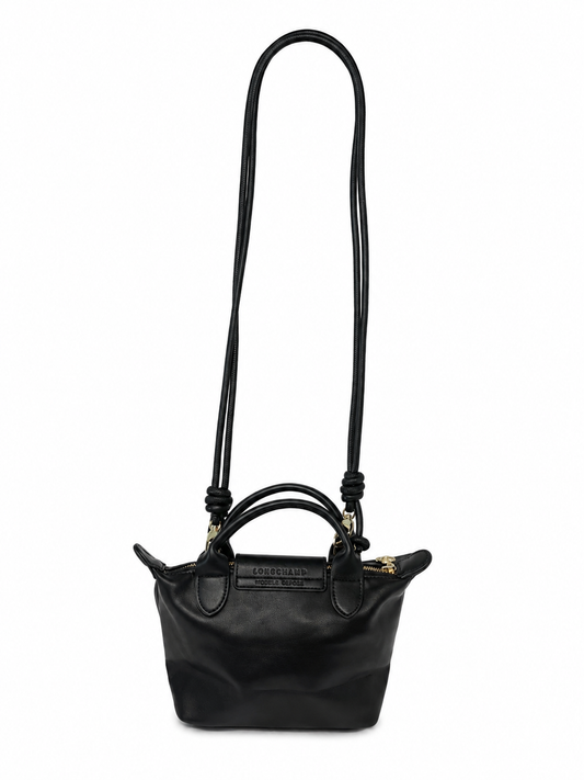 Longchamp Le Pliage Xtra XA Hangbag - Black Leather