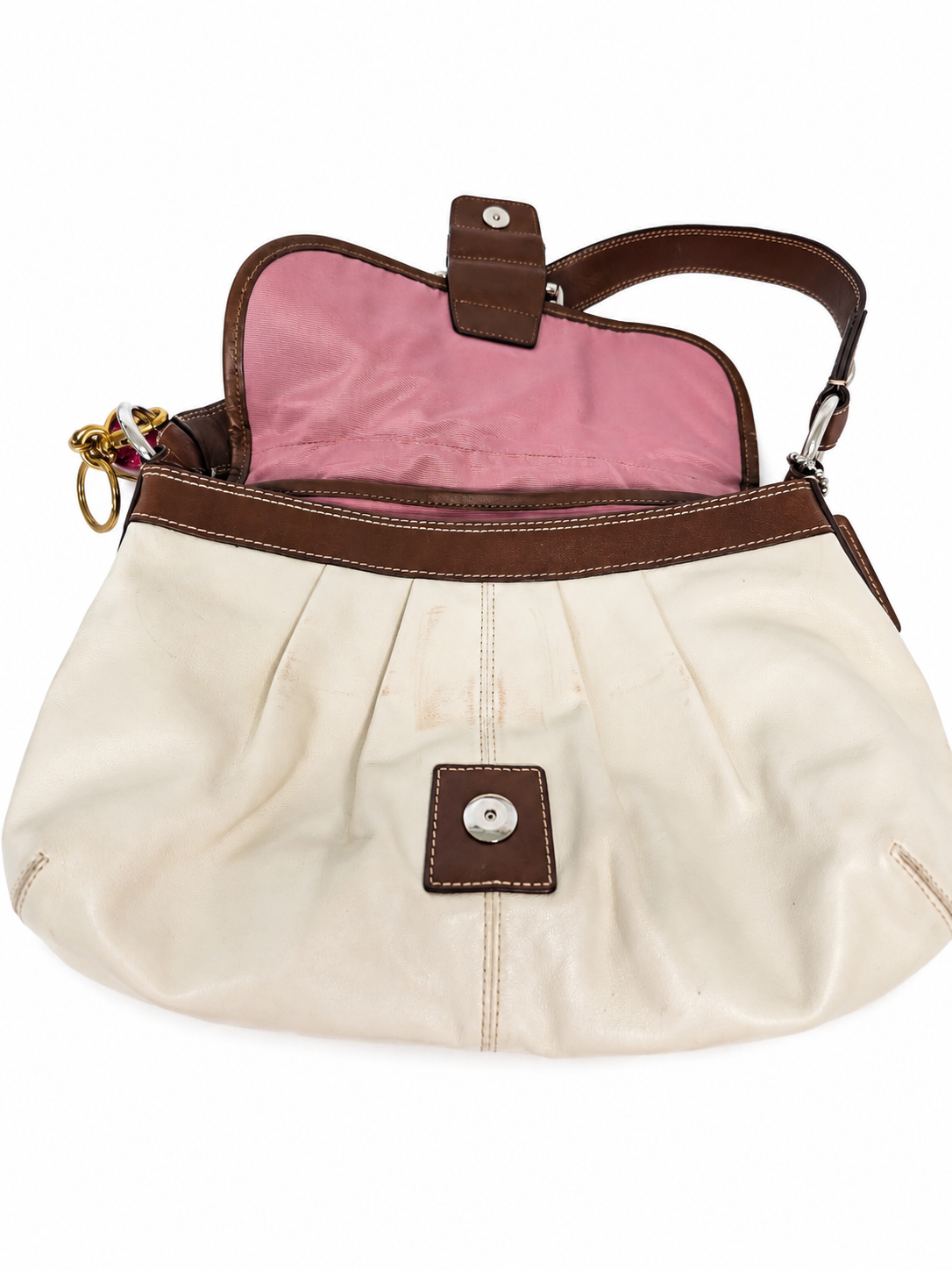 Vintage Coach Soho Leather Flap Bag