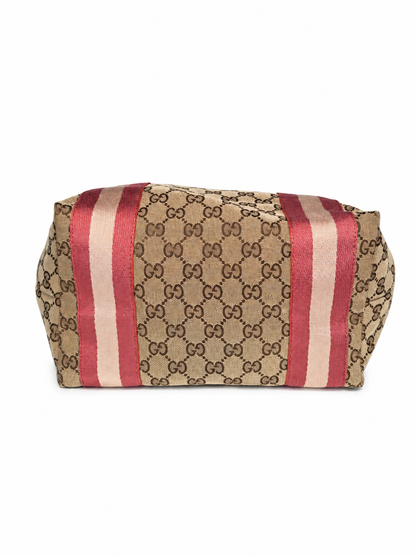 Gucci Jolie GG Canvas Web Stripe Tote Bag