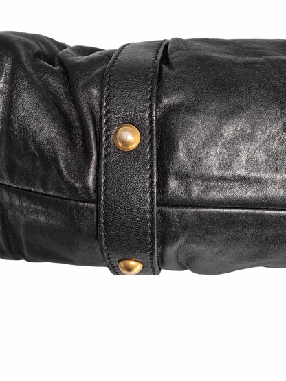 Miu Miu Vitello Lux Gathered Satchel bag