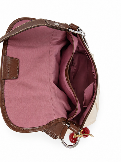 Vintage Coach Soho Leather Flap Bag