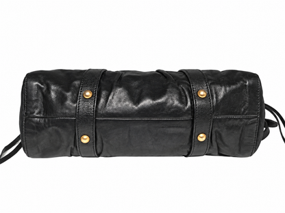 Miu Miu Vitello Lux Gathered Satchel bag