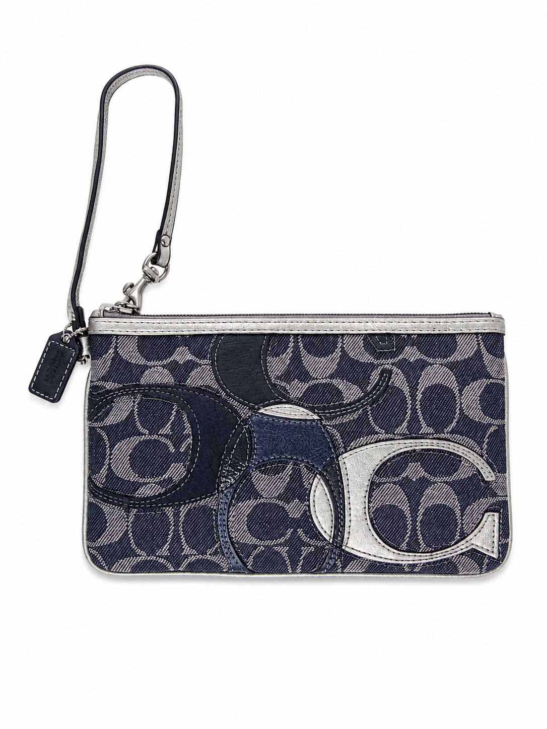 Coach Signature Patchwork Wristlet/Clutch Bag