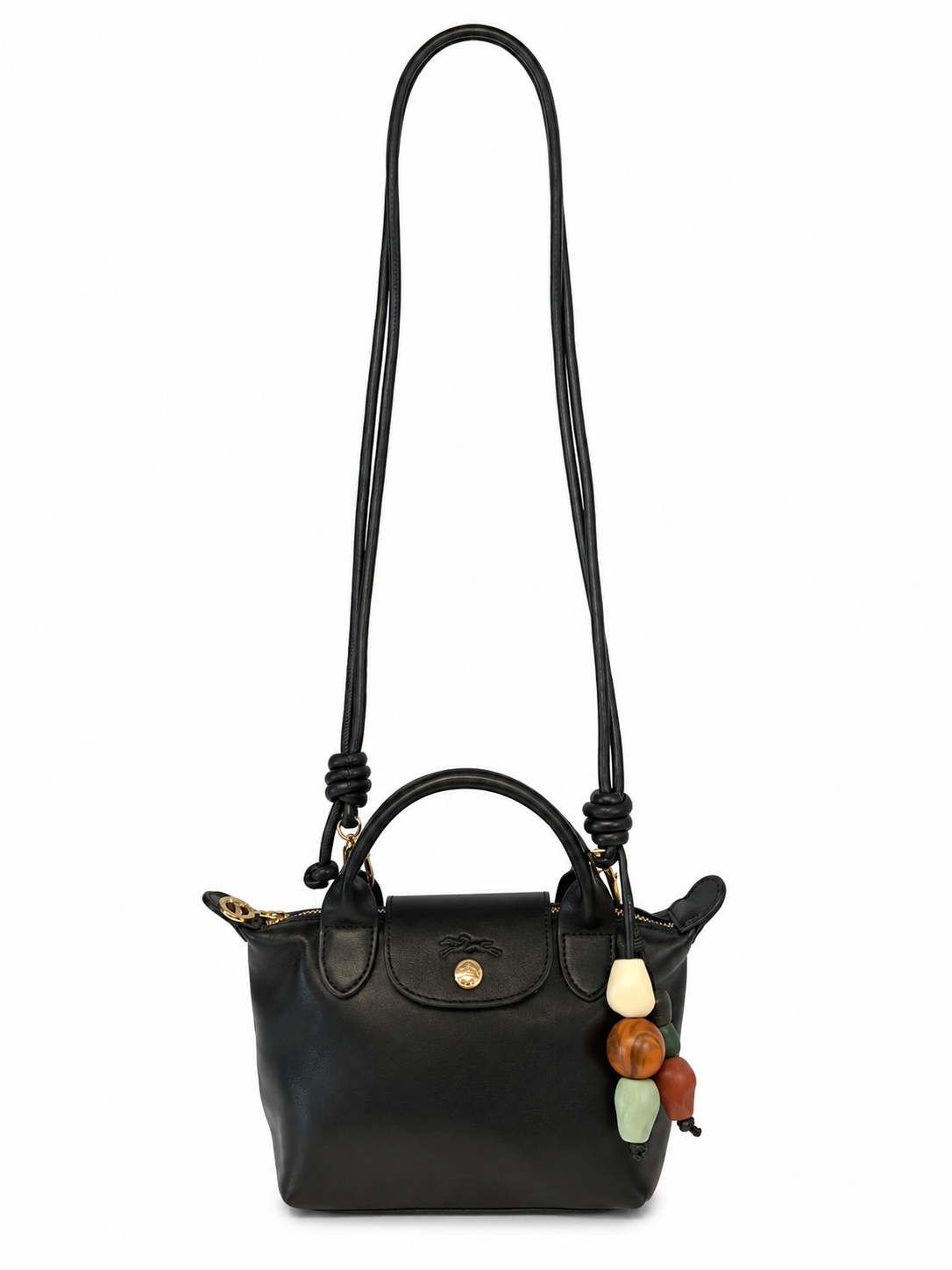 Longchamp Le Pliage Xtra XA Hangbag - Black Leather