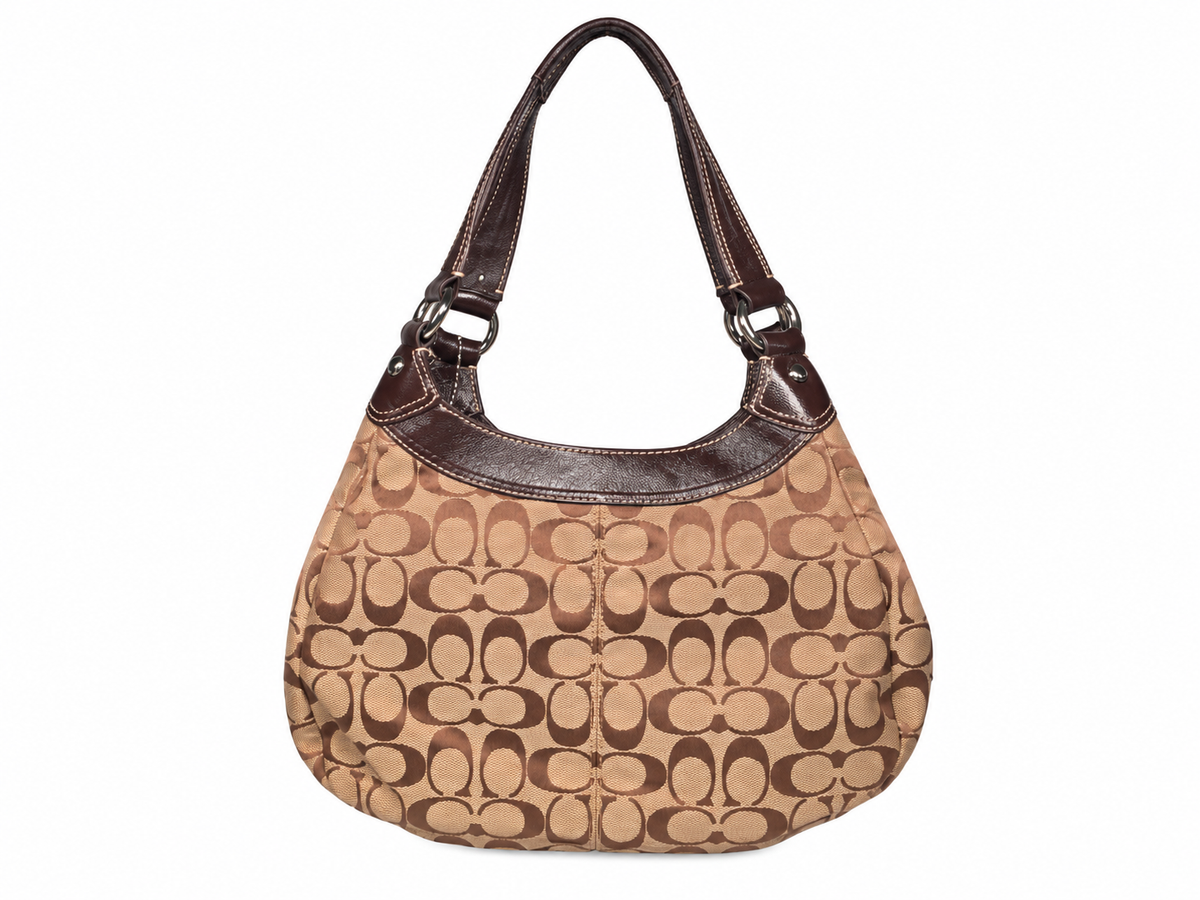 Coach Soho Lynn Signature Hobo Shoulder Bag