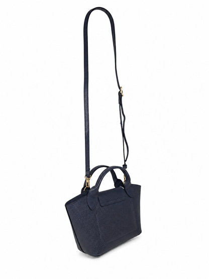 Longchamp Épure XS Textured Bag - Navy Blue