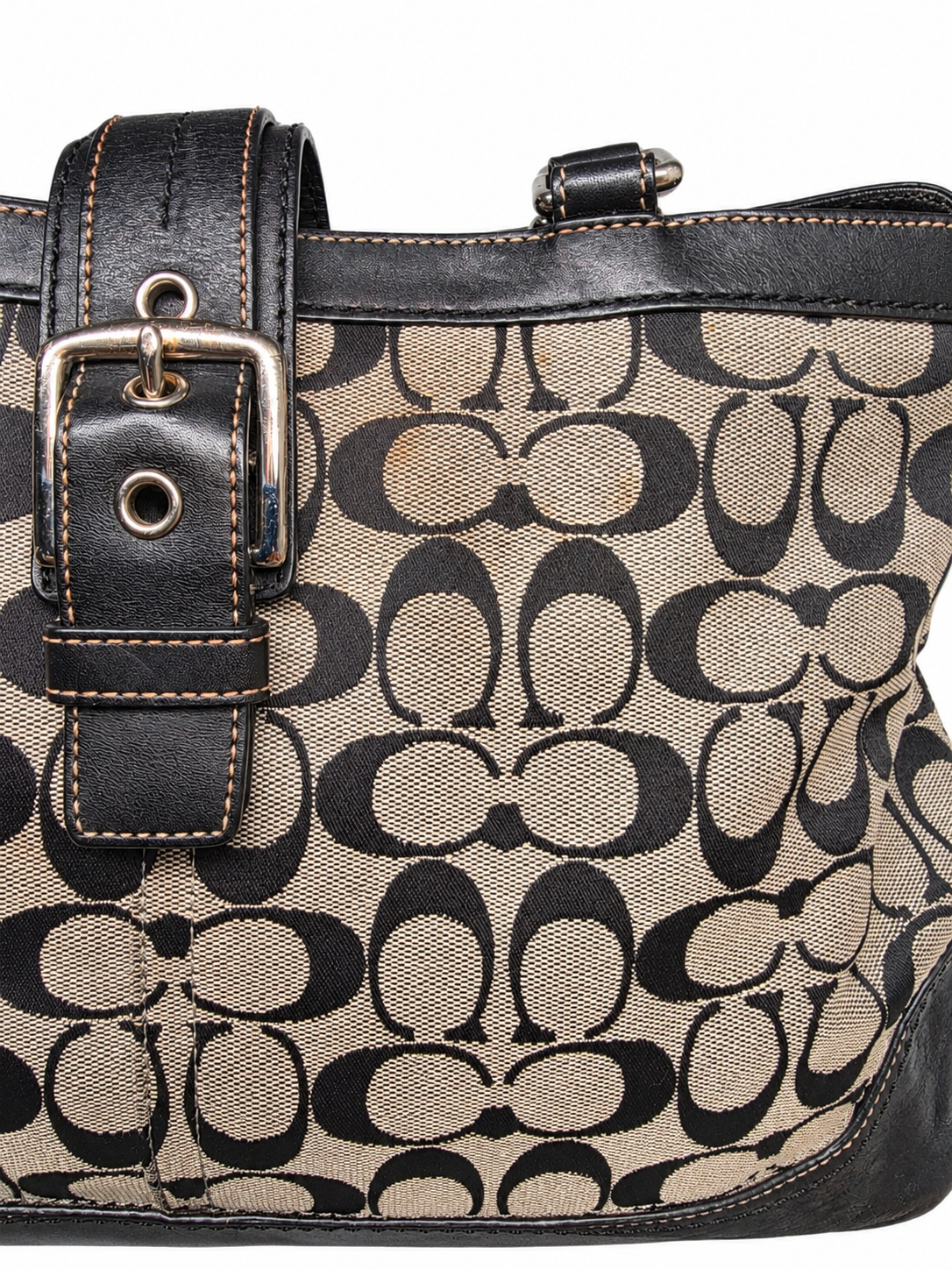 Coach Soho Signature buckle Flap Shoulder bag