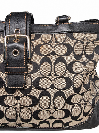Coach Soho Signature buckle Flap Shoulder bag